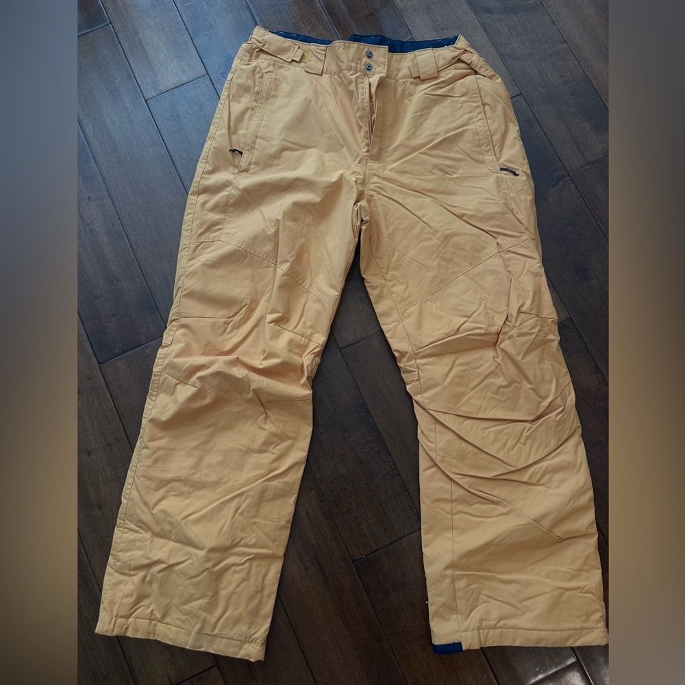 Columbia Men's Light Brown Cargo snow Pants